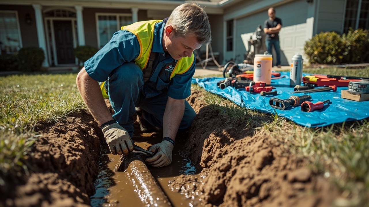 Emergency Main Water Line Break Repair in San Antonio – Help Arrives in 60 Minutes or Less