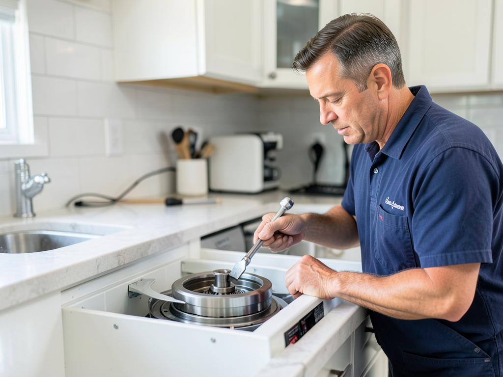Dealing with a jammed garbage disposal in your van