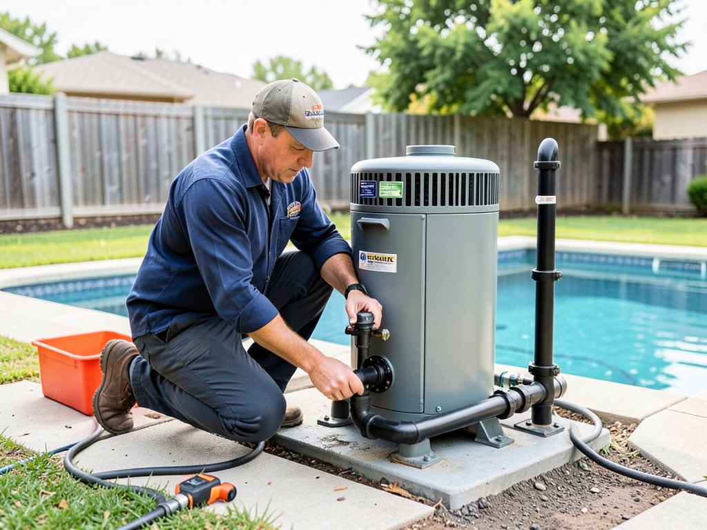 Installing a gas line for your Fair Oaks Ranch pool heater without ruining the landscaping