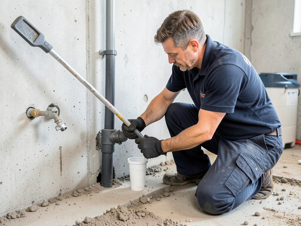 Installing a professional dog wash station in your Cross Mountain mudroom