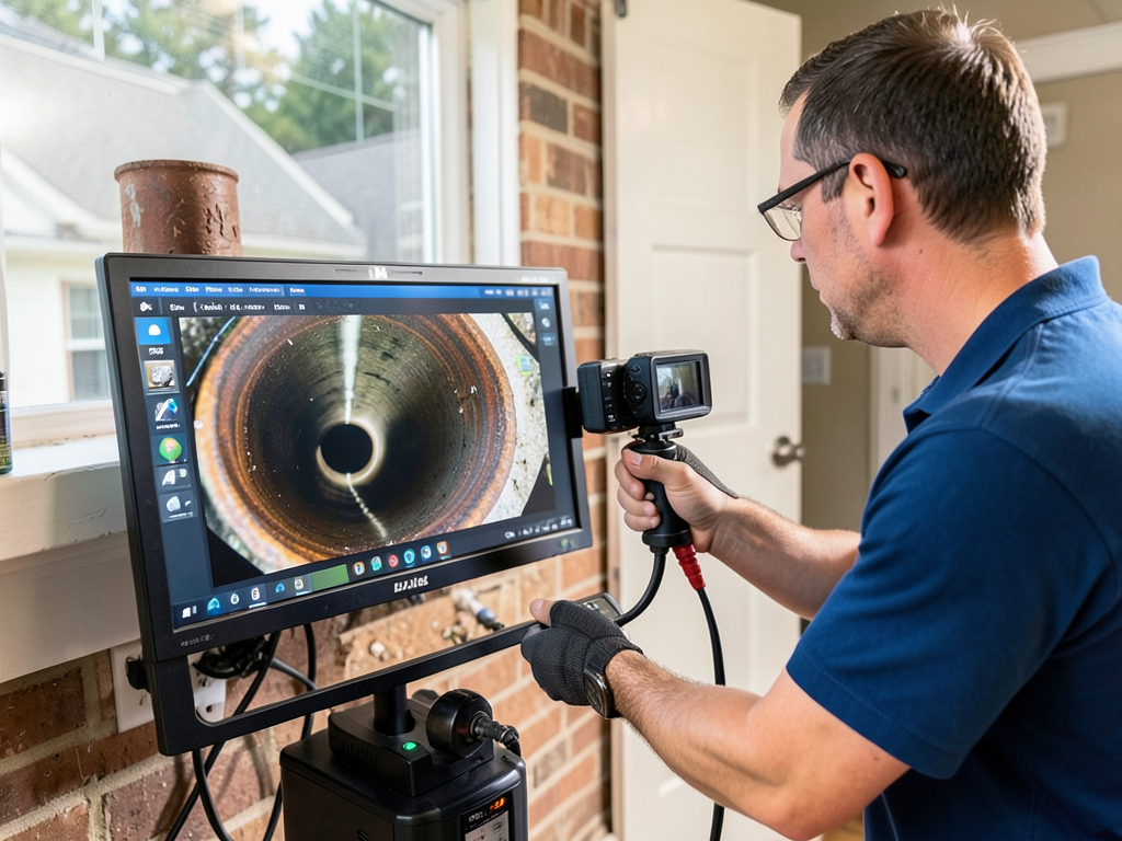 Warning signs of failing cast iron pipes in castle