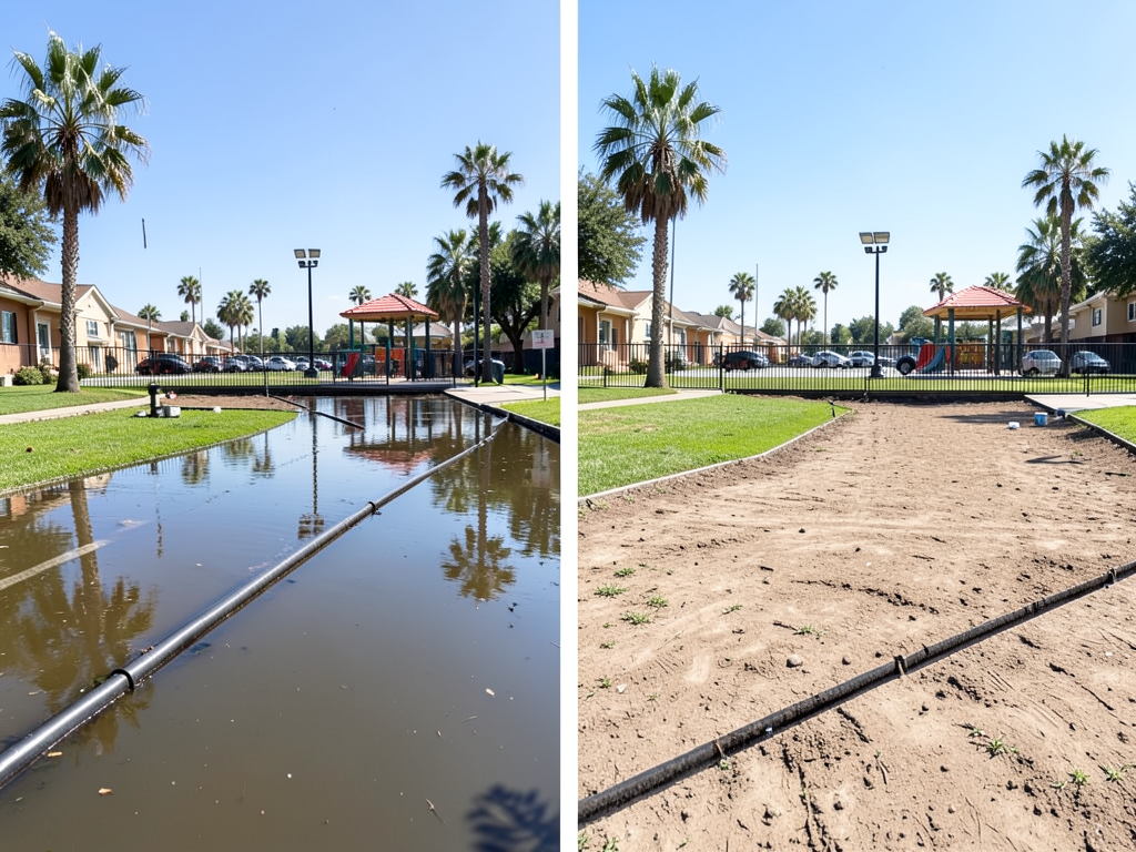 Why your Hollywood Park backyard stays swampy for days (and how a French drain helps)